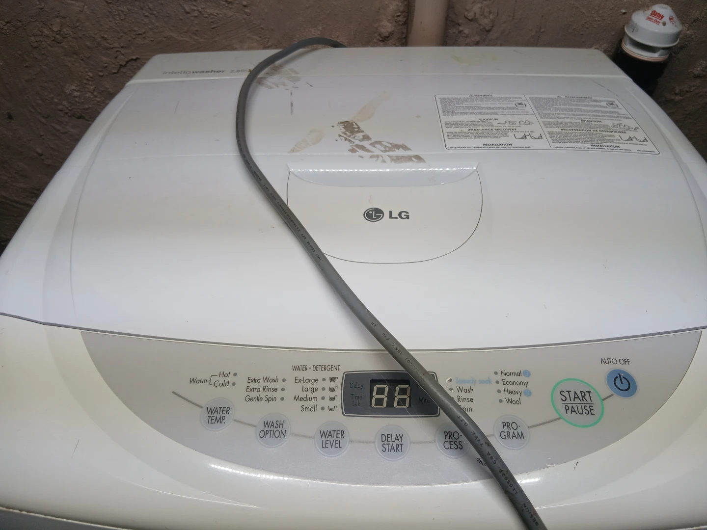 LG Intelliwasher Top Load Washing Machine - photo 2
