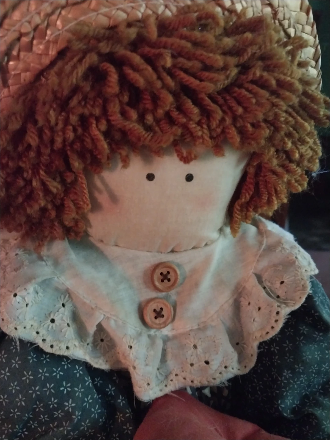 Rag Dolls with Straw Hat (2) - photo 2