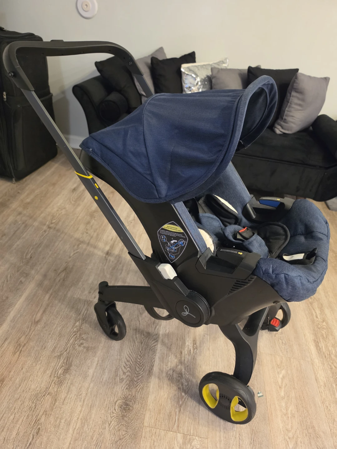 Doona Car Seat & Stroller, Royal Blue - All-in-One Travel System