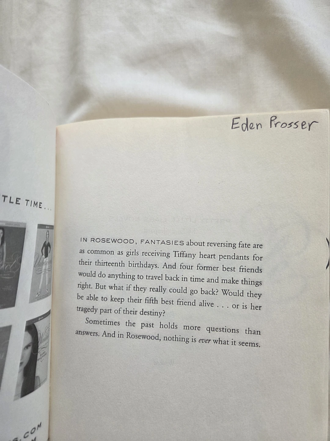 Unbelievable, A pretty little liars novel - Sara Shepard - photo 3