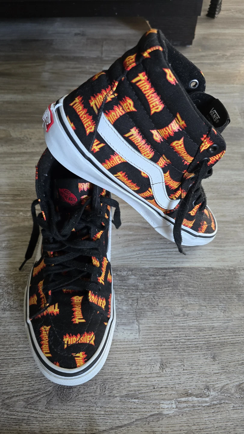Vans x Thrasher High Top Skateboard Shoes