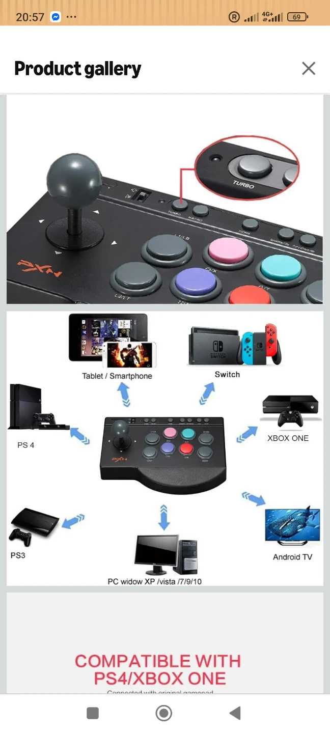 PXN Arcade Fighting Stick - photo 3