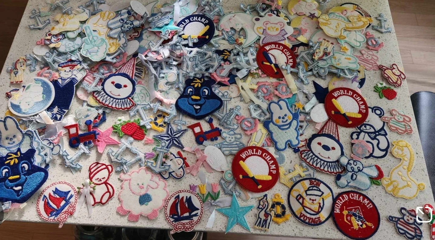 Assorted Embroidered Patches