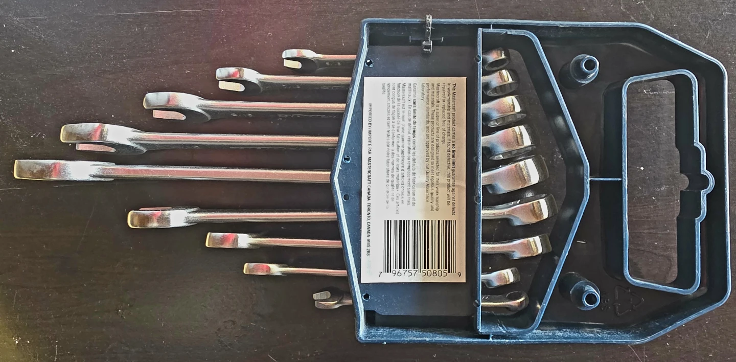 Mastercraft Combination Wrench Set - 9 Piece SAE - photo 3