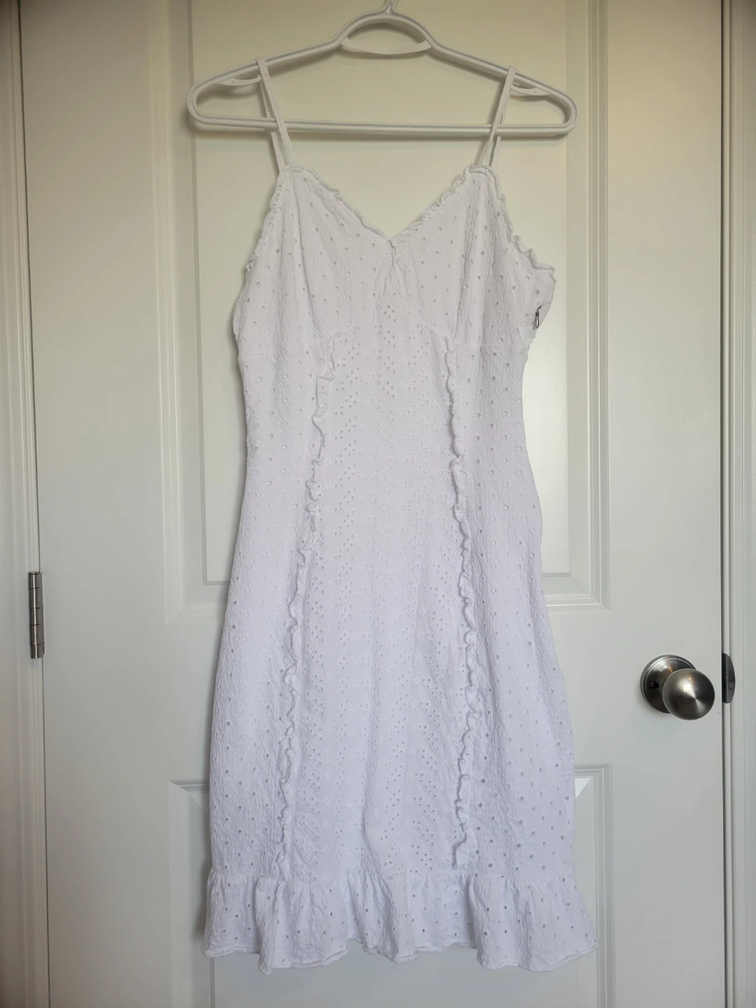 GUESS White Eyelet Dress
