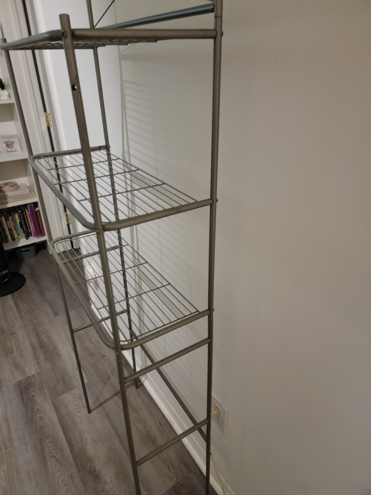 Metal Wire Shelf Unit - photo 2