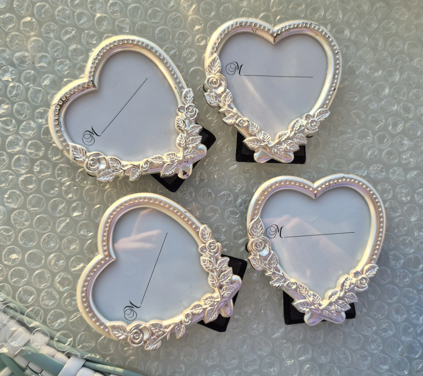 Heart Shaped Photo Frame (x4)