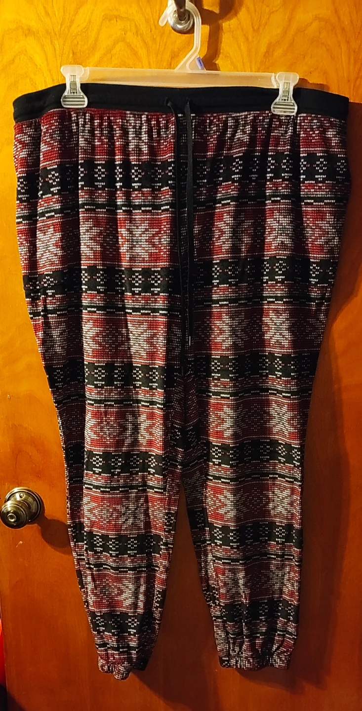 Woman Plus size Christmas pj's pants