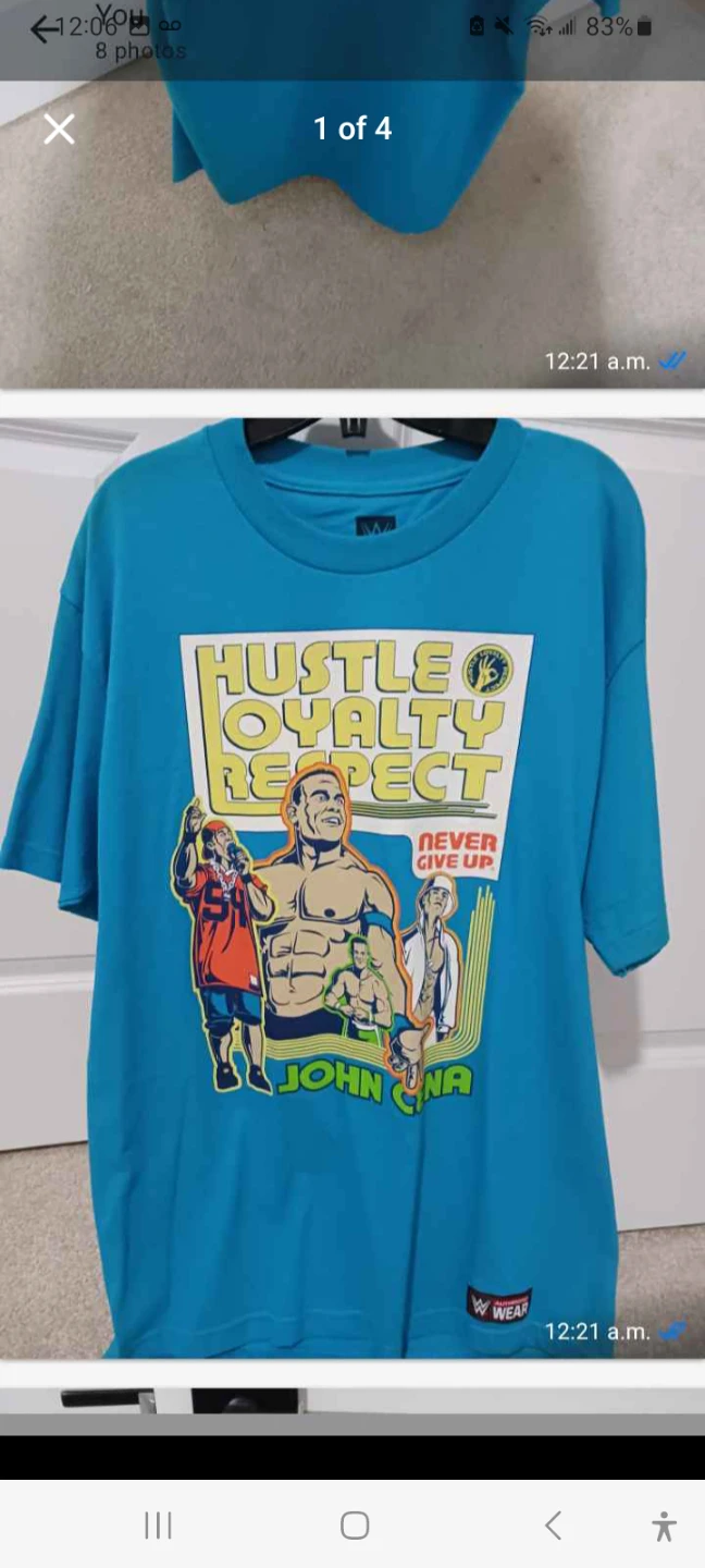 John Cena WWE 'Hustle Loyalty Respect' T-Shirt