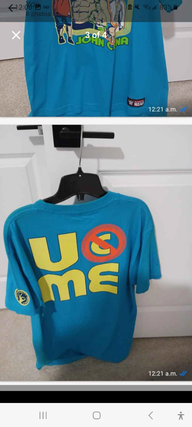 John Cena WWE 'Hustle Loyalty Respect' T-Shirt - photo 2