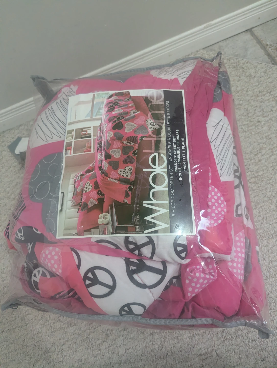 Pink 6 Piece Comforter Set - photo 2