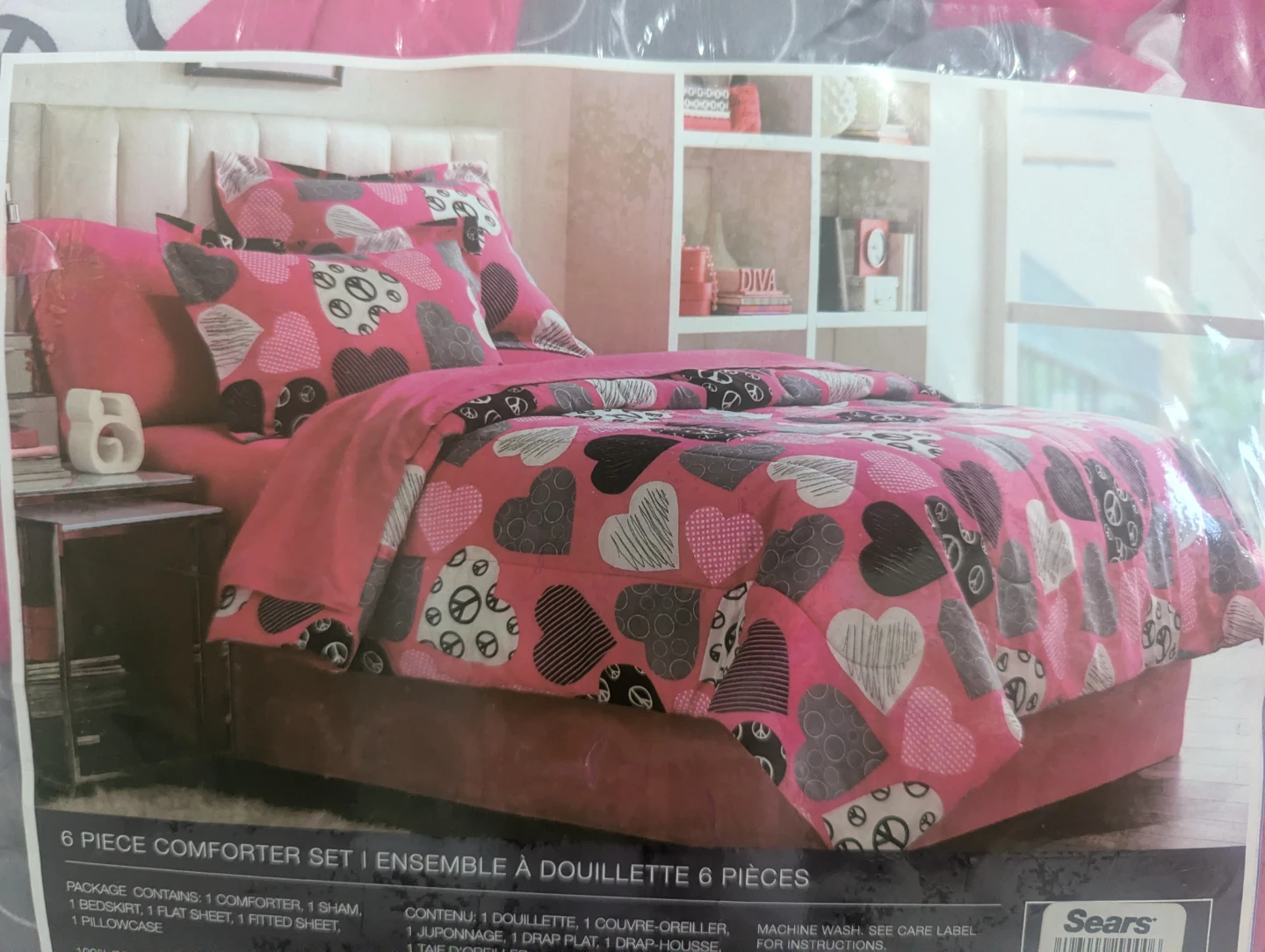 Pink 6 Piece Comforter Set - photo 3