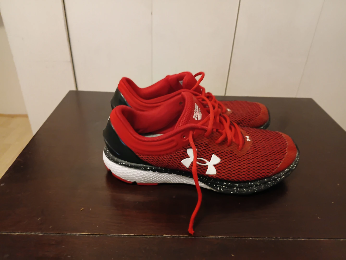 Under Armour Charged Escape Red Running Shoes