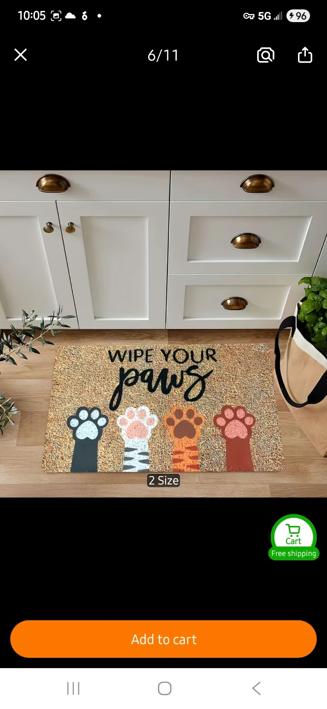 NEW Wipe Your Paws Doormat - photo 5