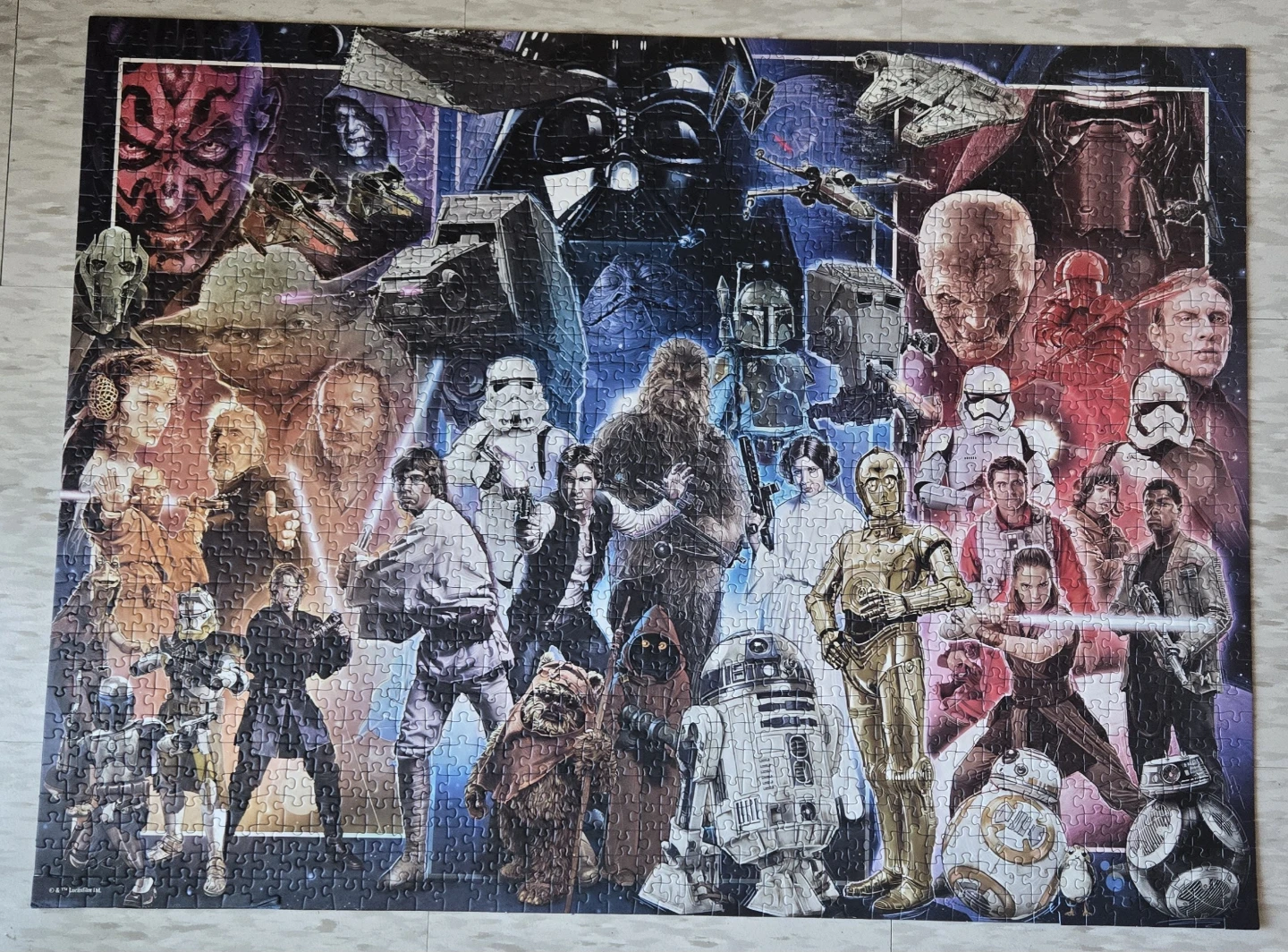 Ravensburger Star Wars 1500 Piece Jigsaw Puzzle - photo 3