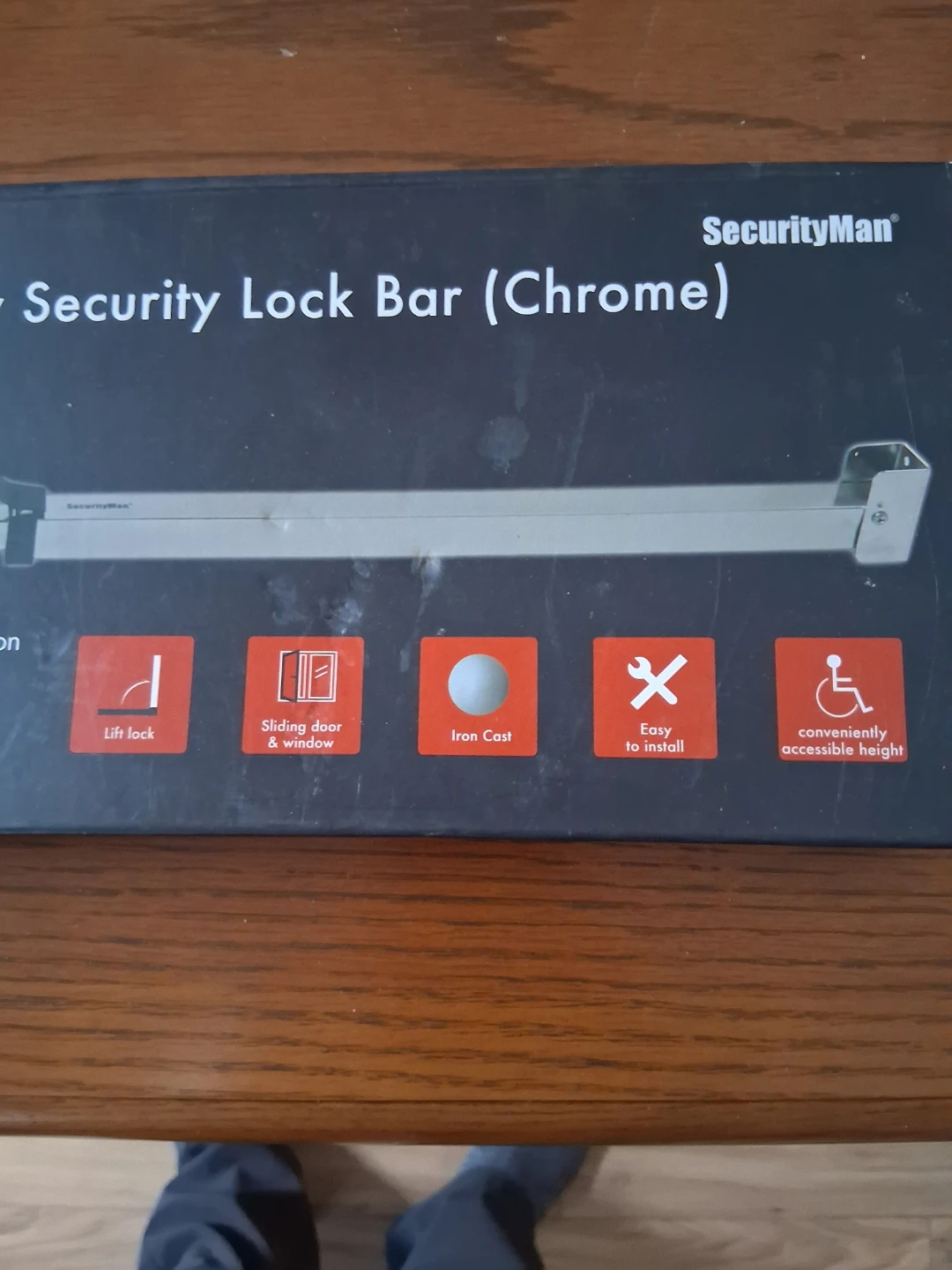 Securityman Adjustable Sliding Door and Window Lock Bar - photo 2