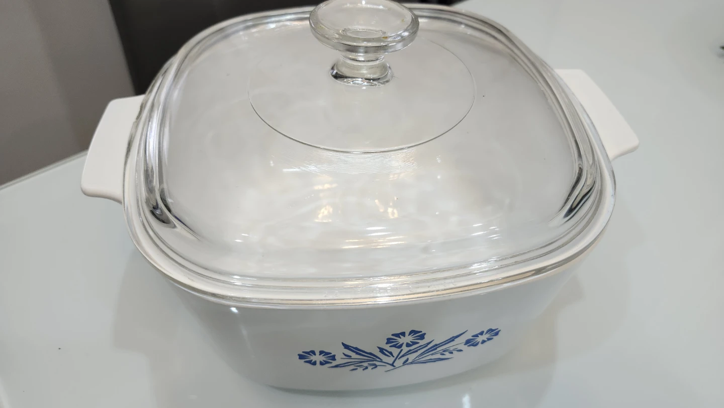 CorningWare Blue Cornflower Casserole Dish with Lid - photo 2