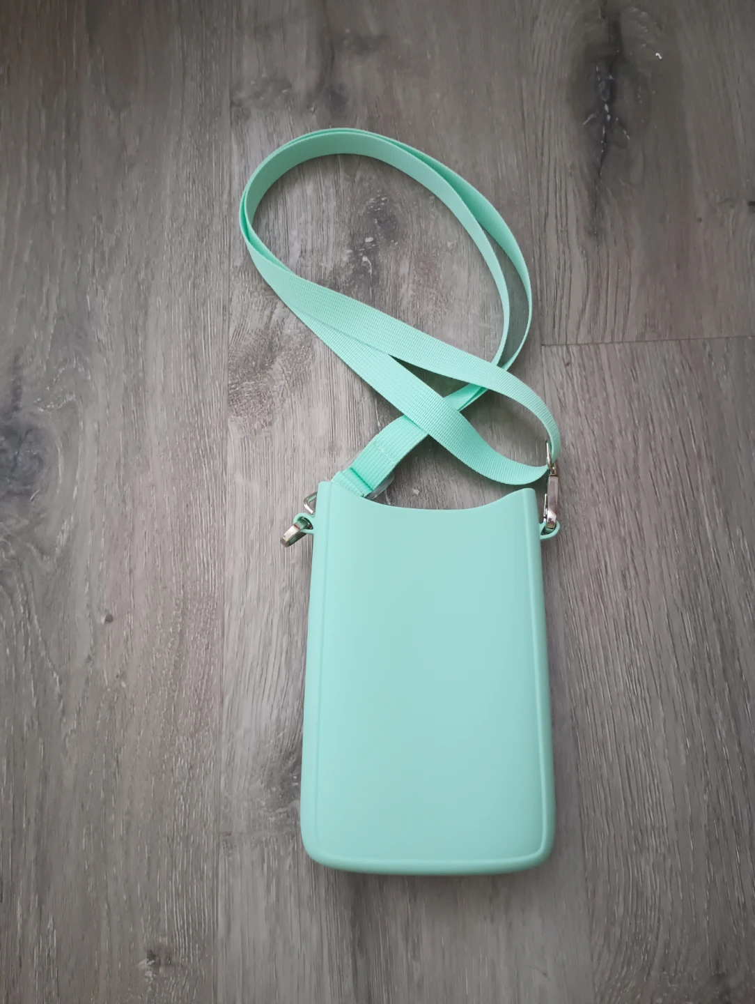 Mint Green Phone Pouch Bag with Charms - photo 2