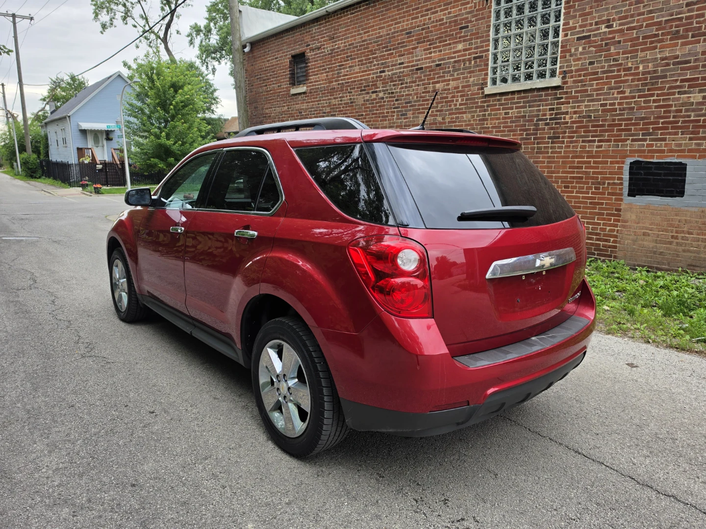 Red Chevrolet Equinox SUV