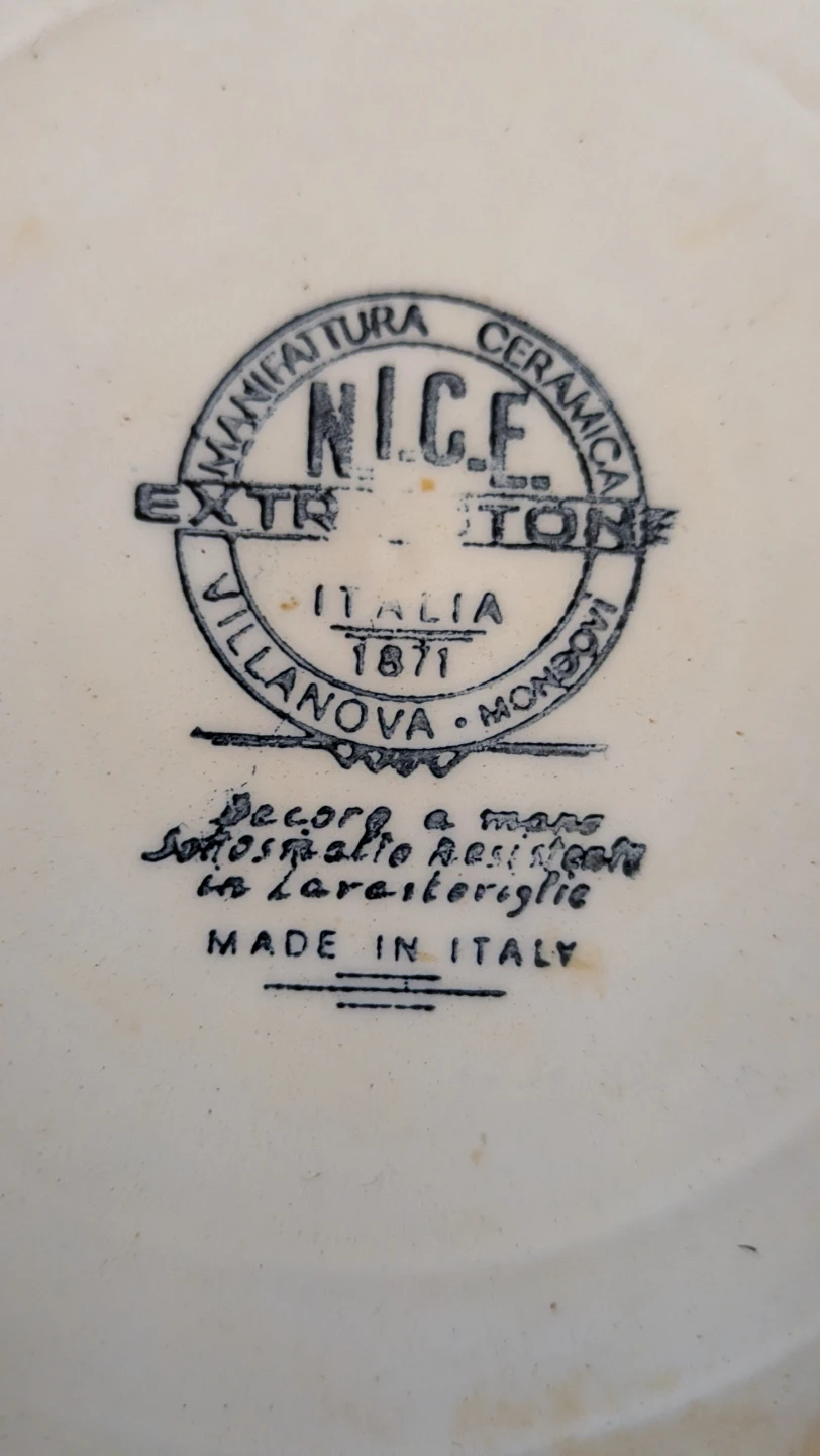 N.I.C.E. Extra Tone "Aquarelle" Bowl - Made in Italy - photo 4