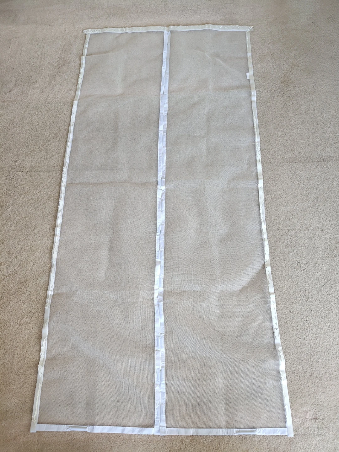 White Magnetic Screen Door
