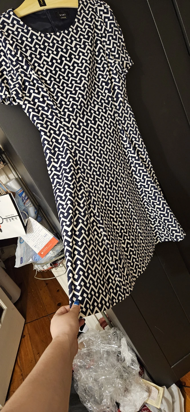 A-line chevy-chic dress