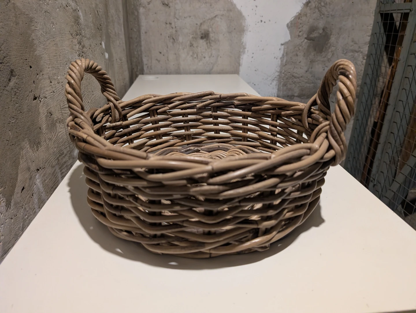 Wicker Basket with Handles
