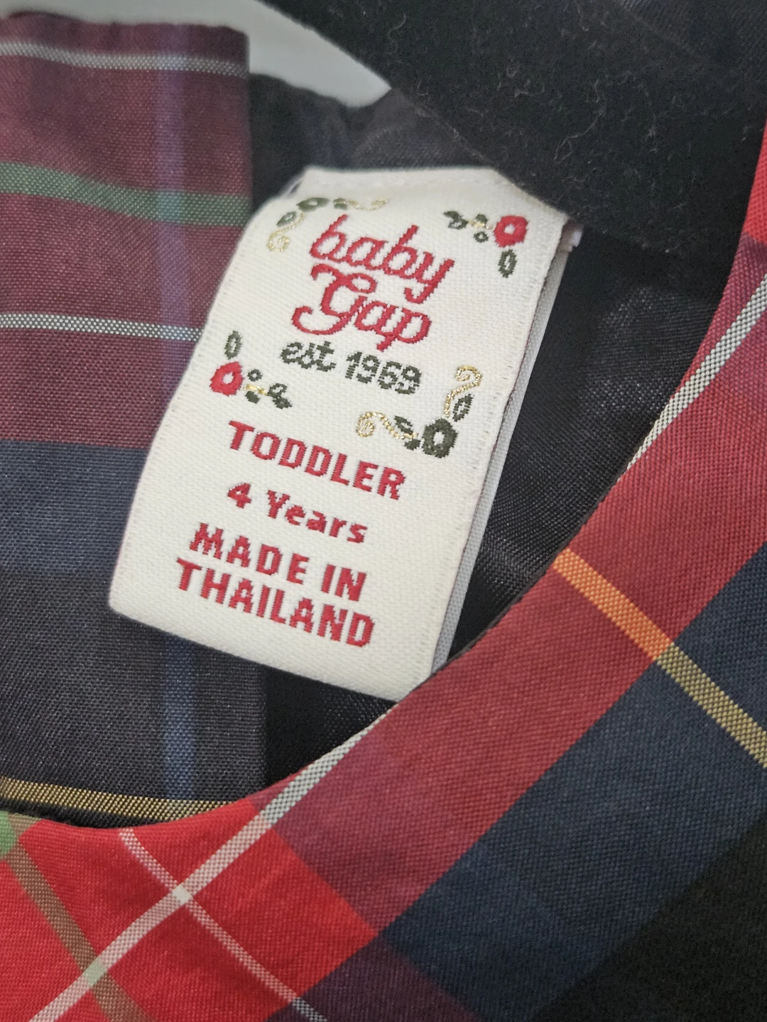 Baby Gap Plaid Toddler Dress - 4 Years - photo 2
