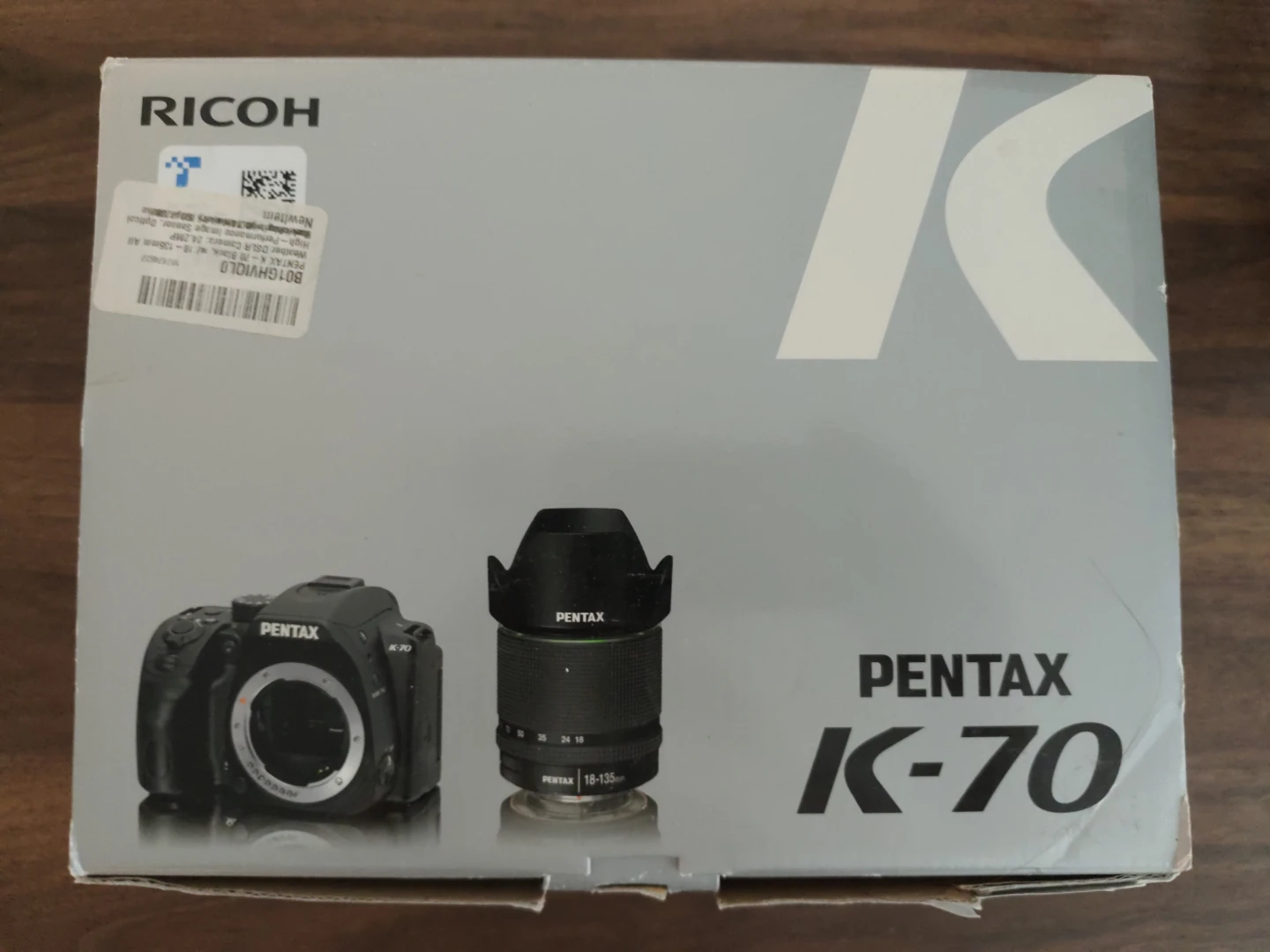 Pentax K-70 DSLR Camera with 18-135mm Lens