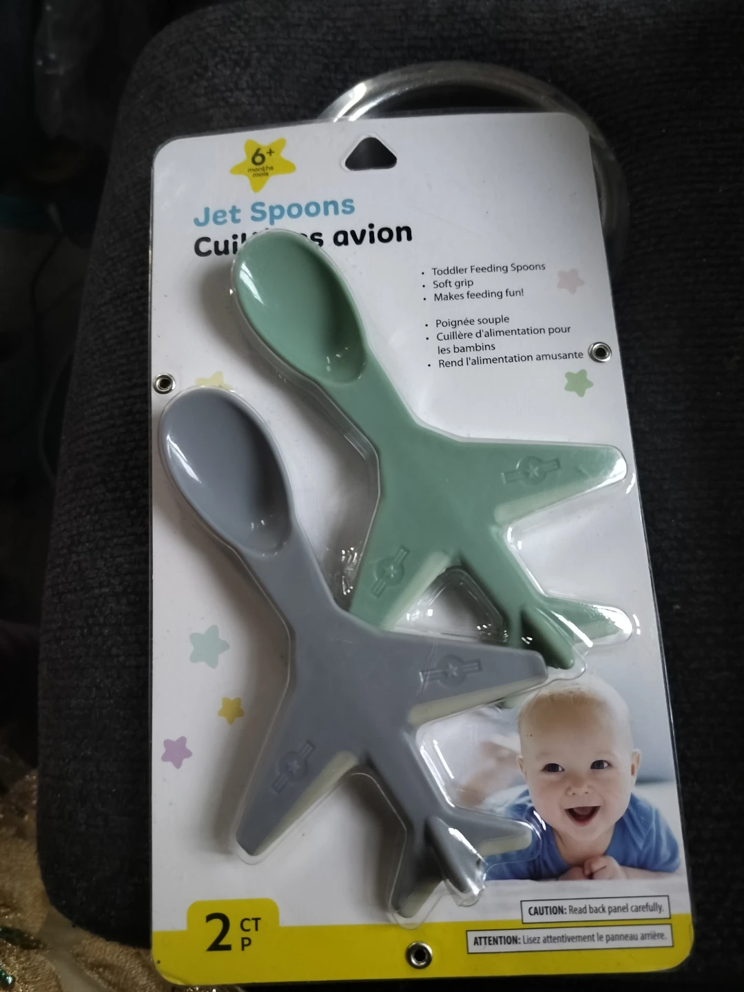 Jet Spoons Toddler Feeding Spoons - 2 Count