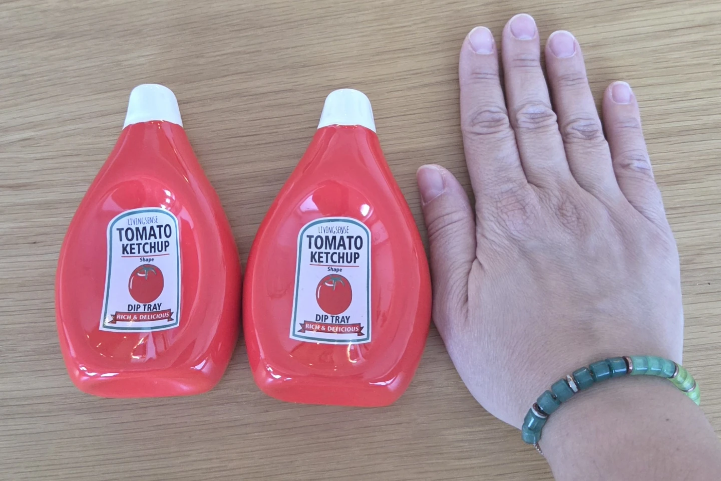 Tomato Ketchup Dip Tray Set