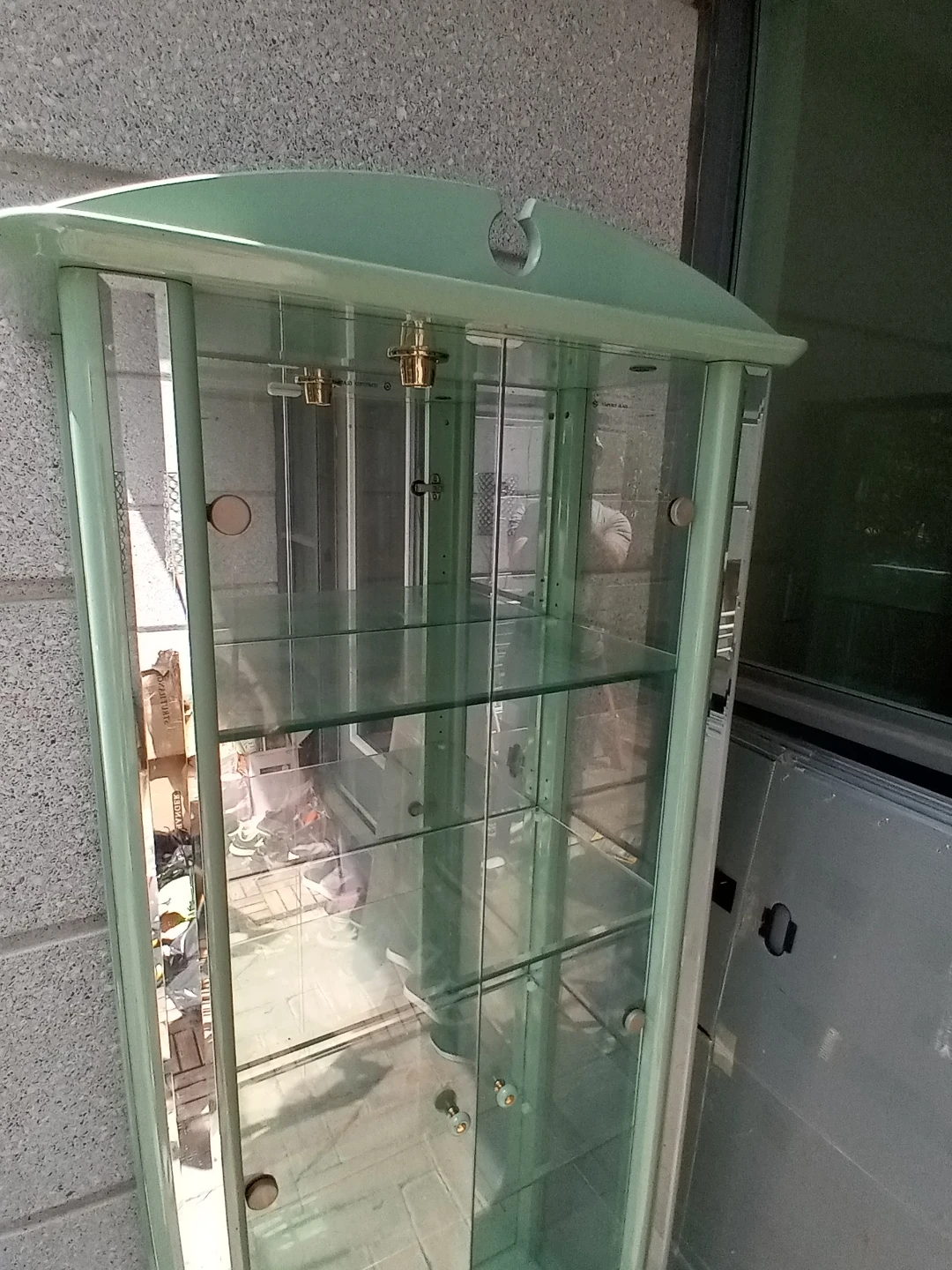 Light Green Display Cabinet - photo 2