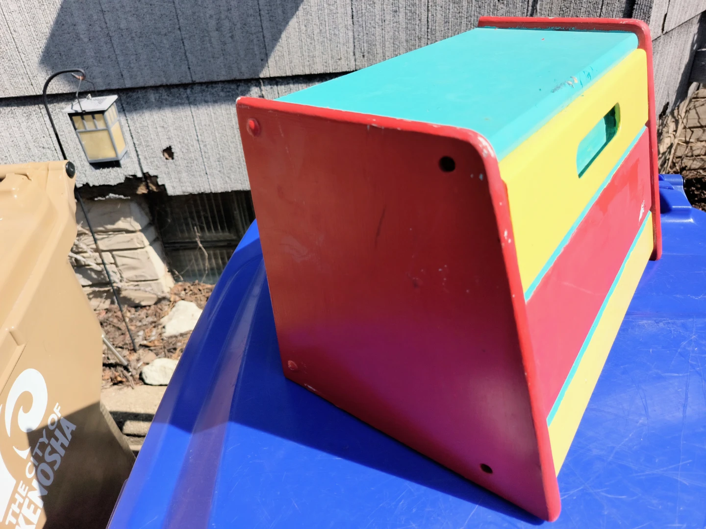 Wooden Box Bench with Lid 11 x 15 x 10 - photo 5