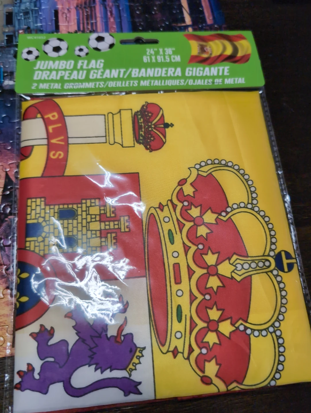 Jumbo Spanish Flag 24" x 36"