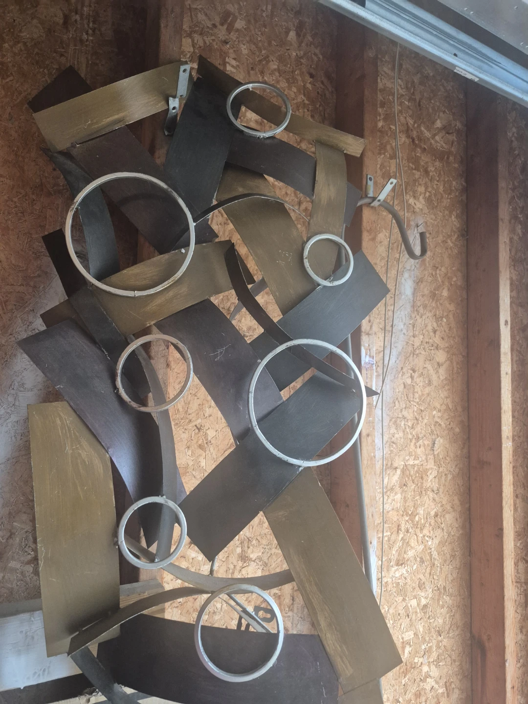 Modern Abstract Metal Wall Art Sculpture - photo 2