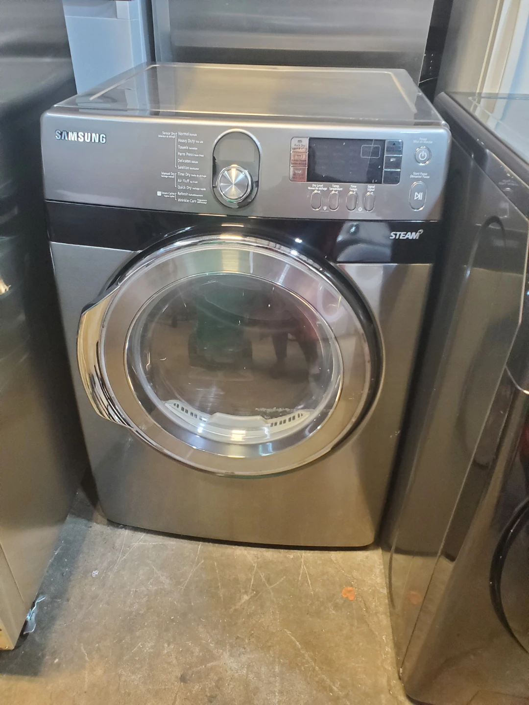 Samsung Dryer with Steam Function