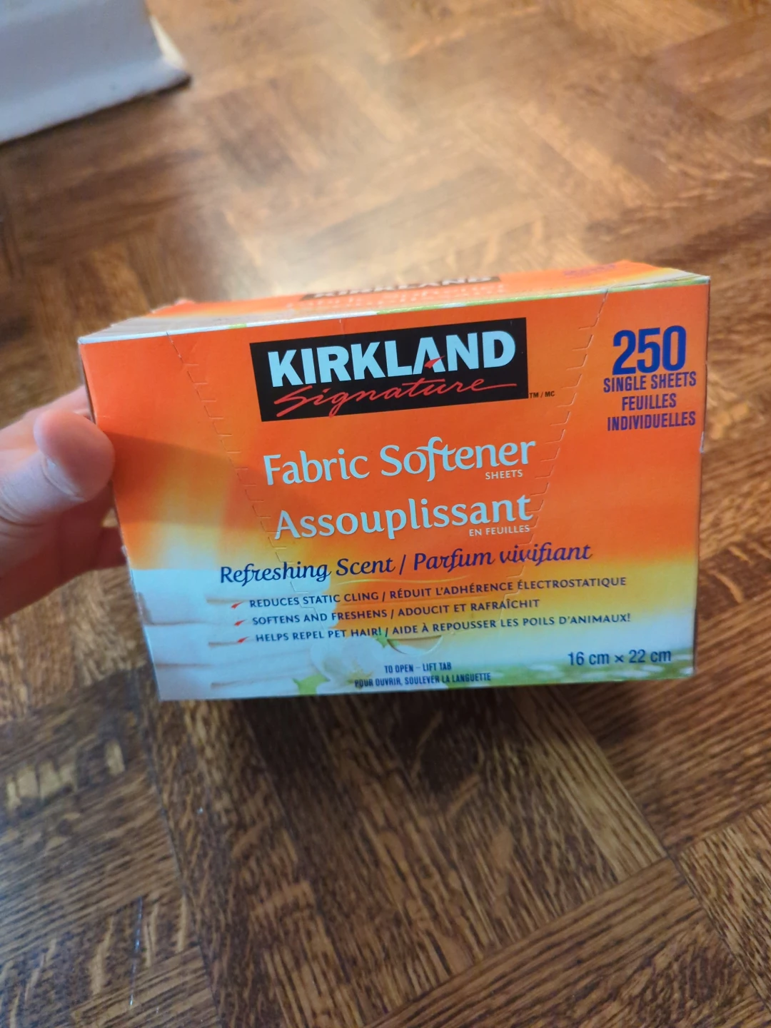 Kirkland fabric softener sheets