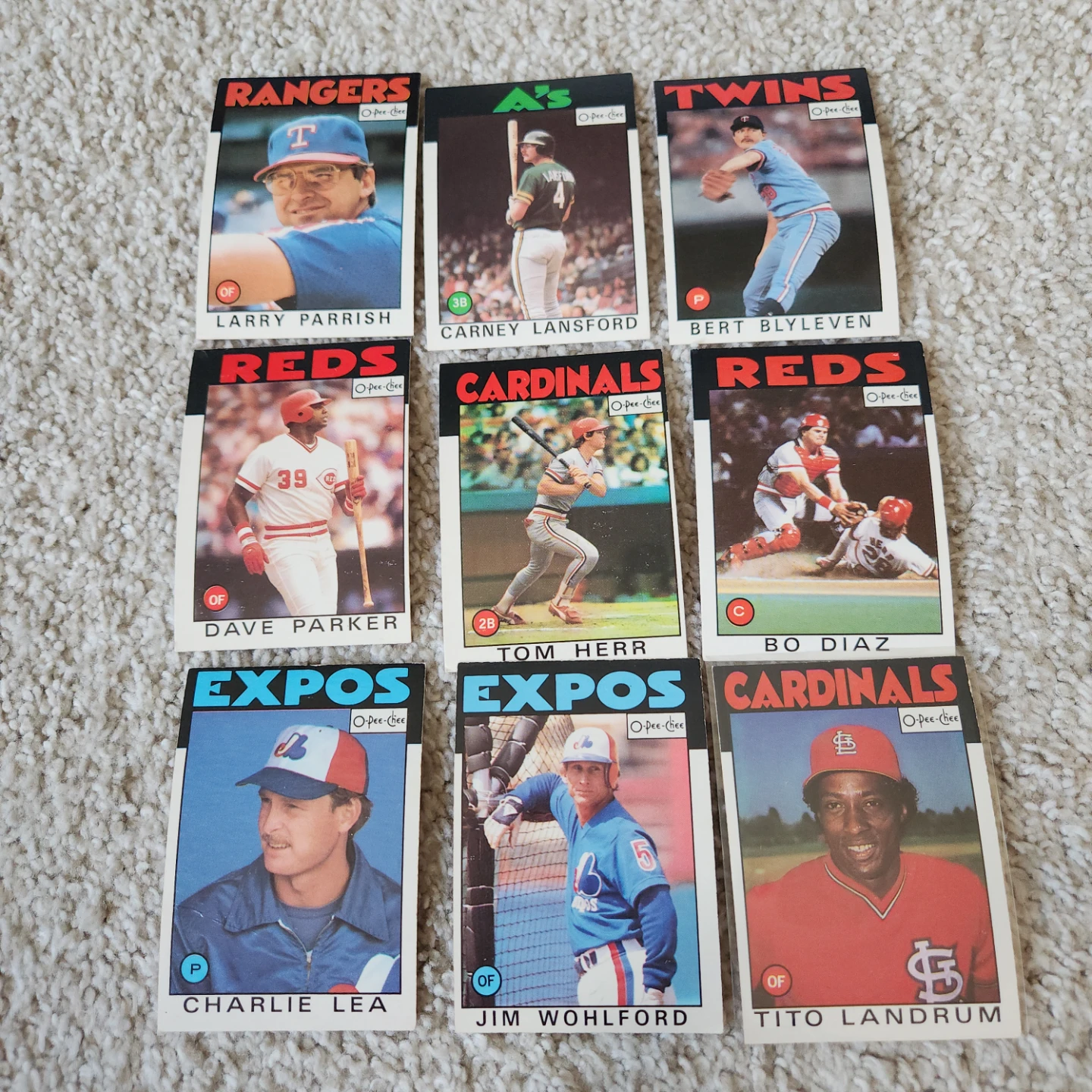 1986 O-Pee-Chee baseball cards   Lot of 50 players - photo 4