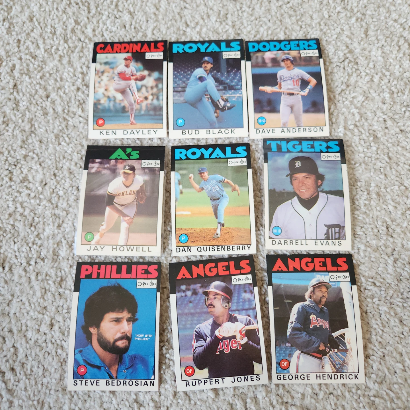 1986 O-Pee-Chee baseball cards   Lot of 50 players - photo 5