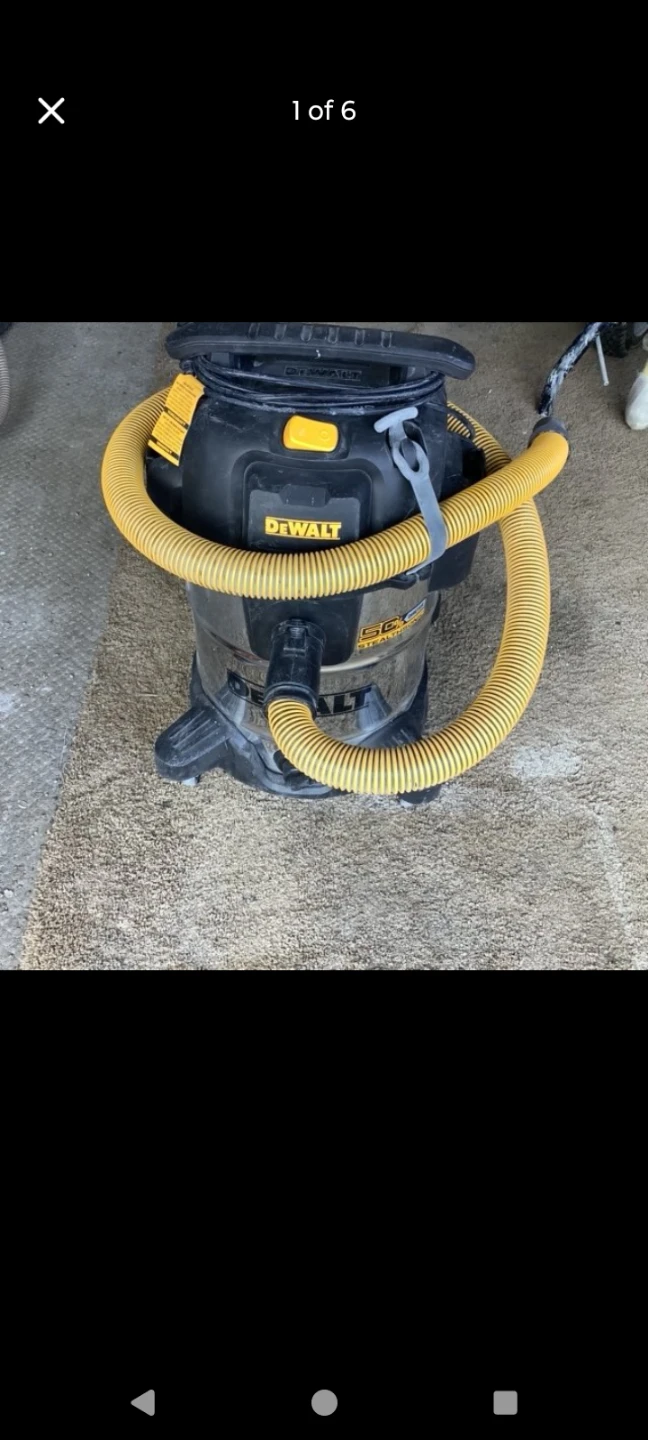 DeWalt Wet/Dry Vacuum with Hose