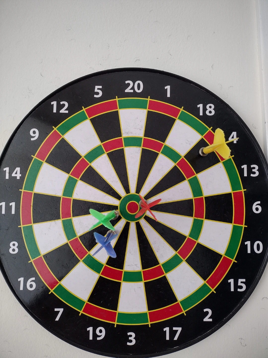 Dartboard with 4 Darts