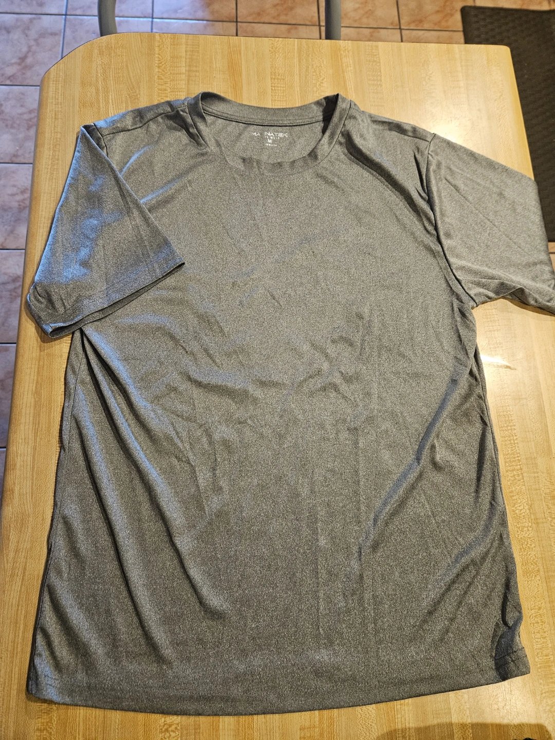 Magnatek Cool Wear Men's Grey Polyester T-Shirt - Size M