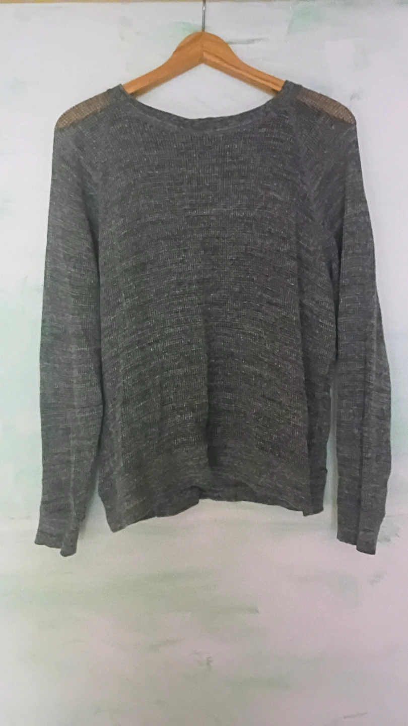 Gray Long Sleeve Sweater