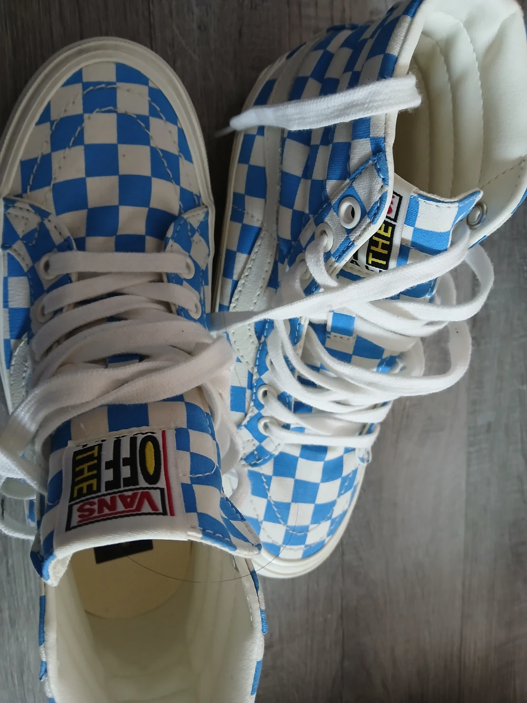 Vans Off The Wall High Top Checkerboard Sneakers - photo 5