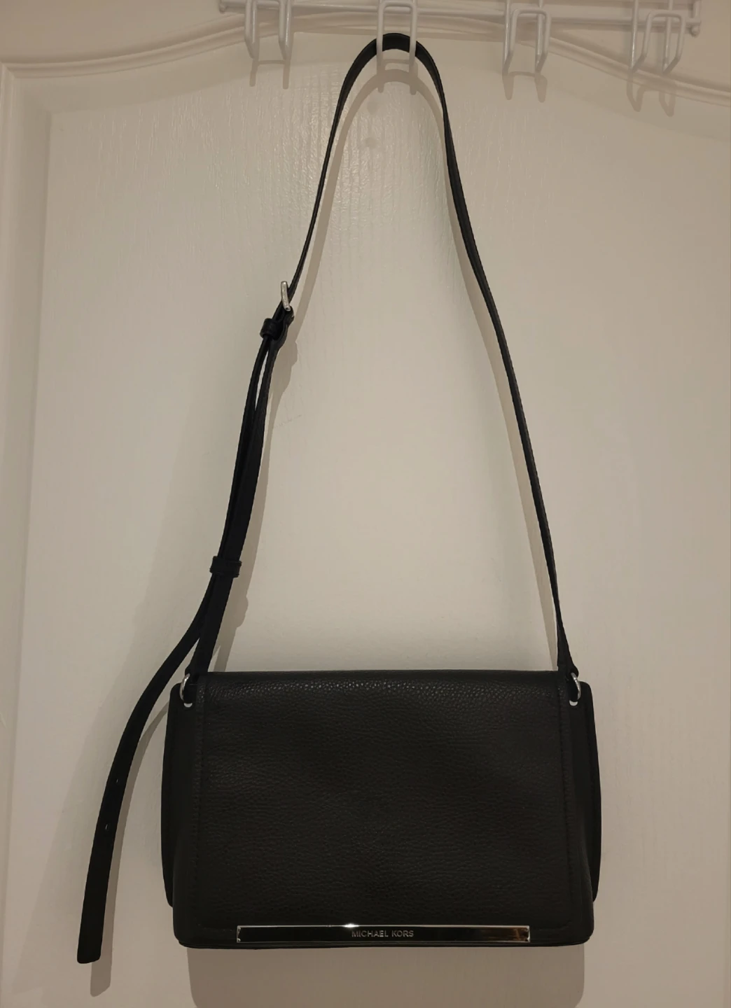 Michael Kors Black Leather Cross Bag