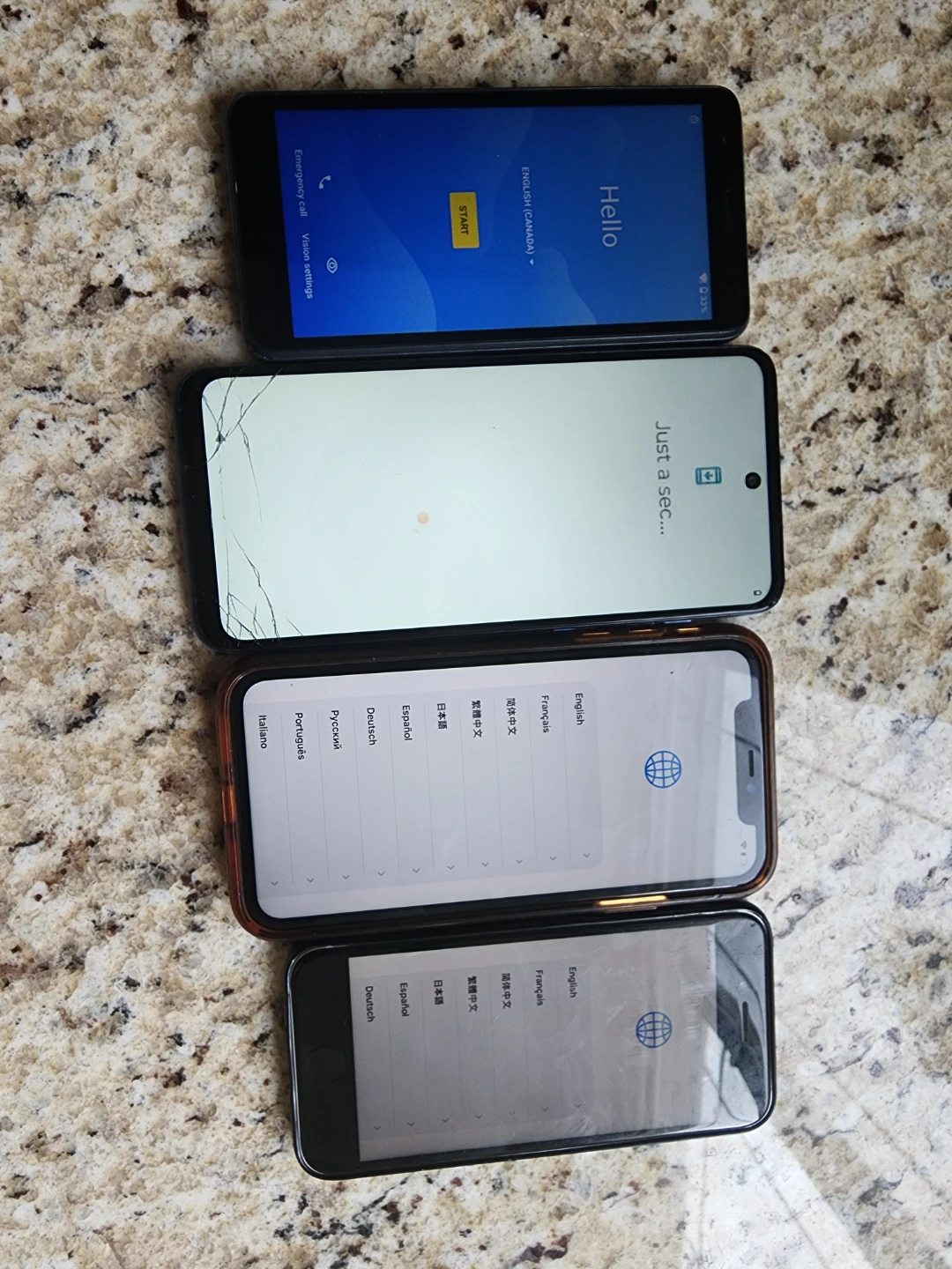 ZTE, Motorola, and 2 Apple iPhones parts fix lock