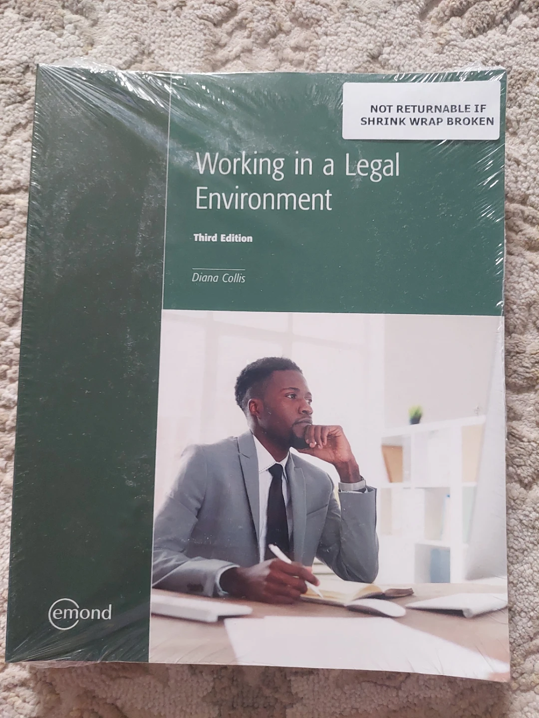 Working in a Legal Environment Third Edition by Diana Collis