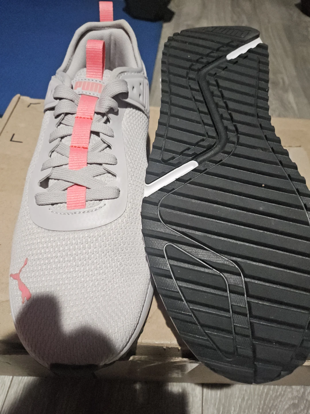 Puma Women's Grey Pink Athletic Shoes - photo 5