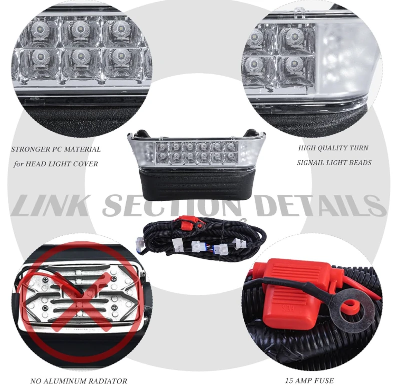Club Car Precedent Golf Cart Light Kit - photo 3