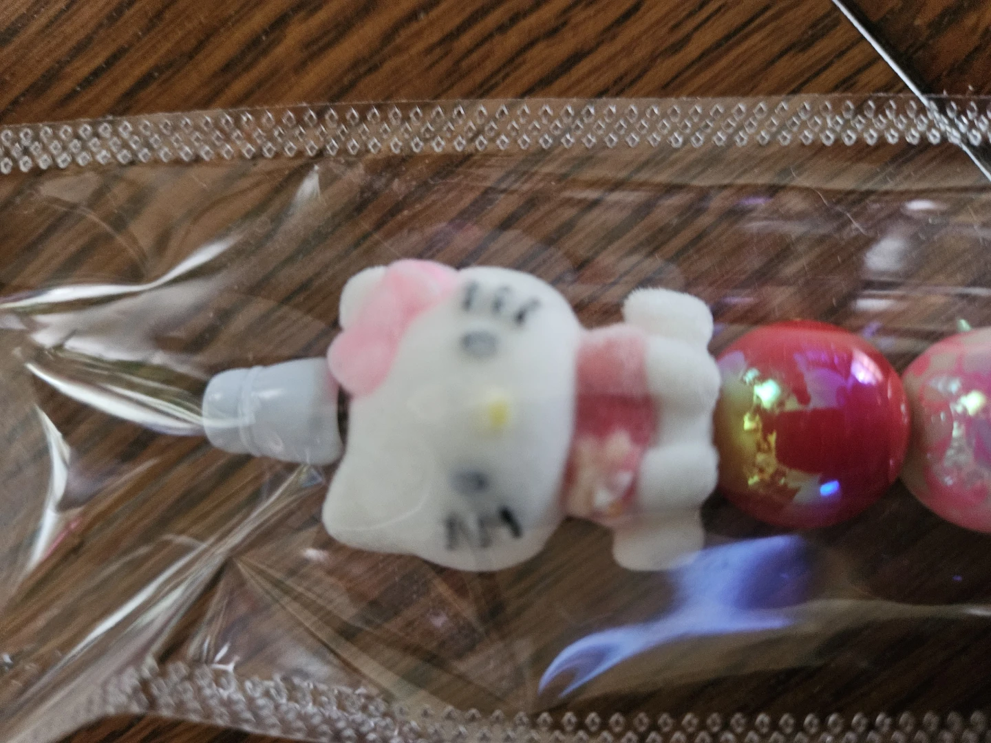 Hello Kitty Drinking Glass, Charm Bracelet and Pen Set - photo 5